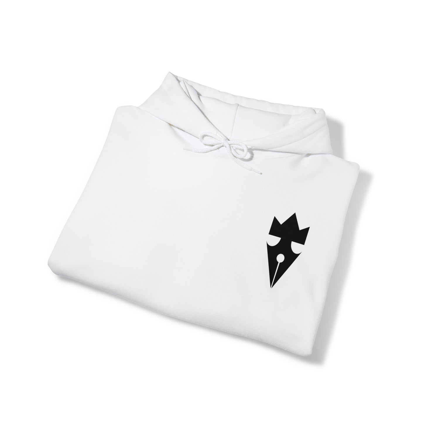 King Ink Logo Hoodie White