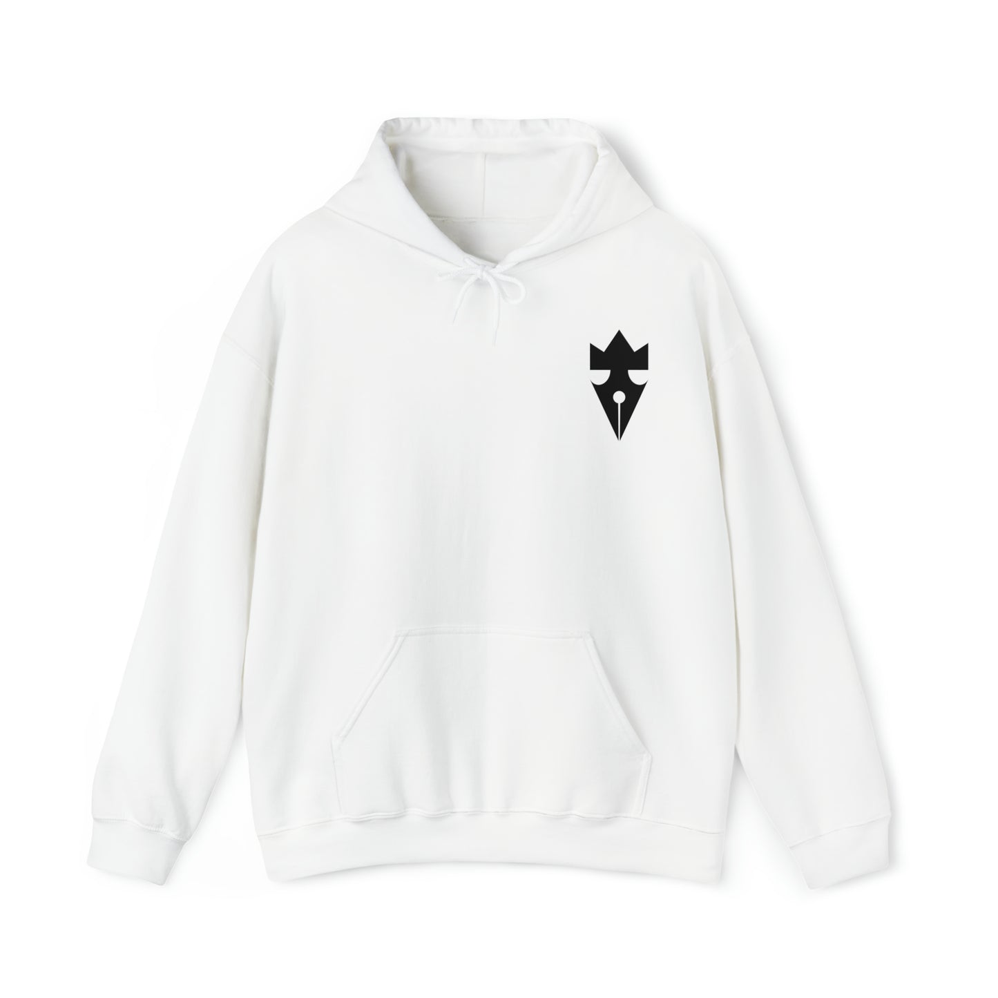 King Ink Logo Hoodie White