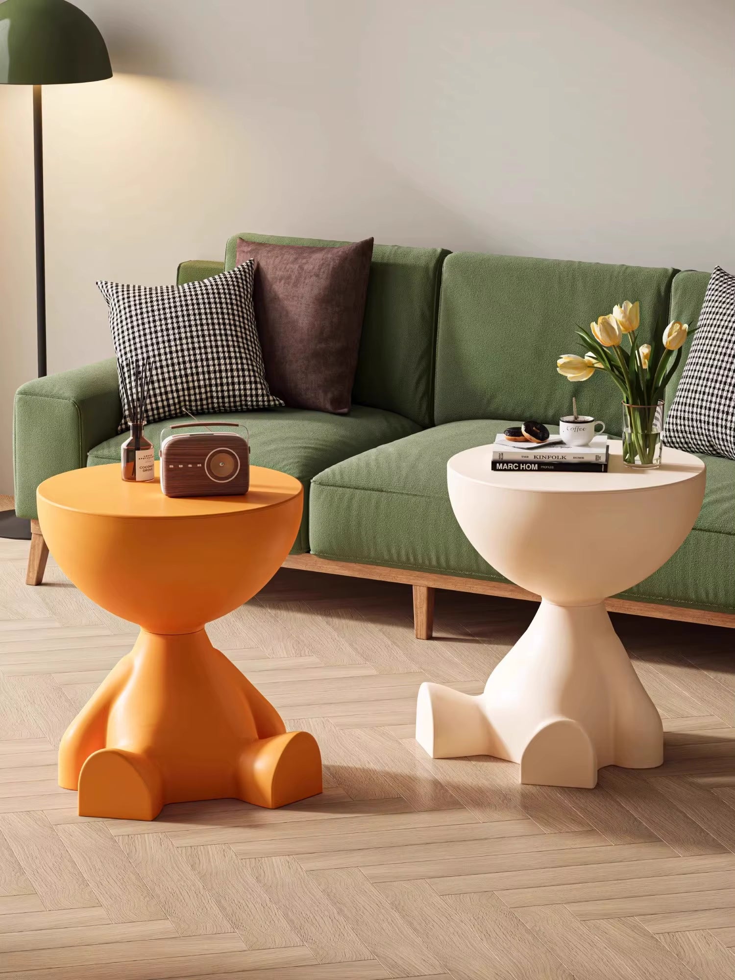 Coffee Table Buddy with Storage in head