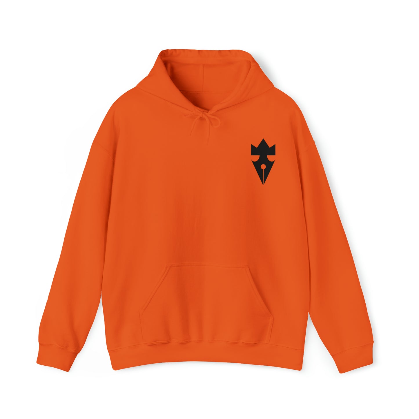 King Ink Logo Hoodie Orange