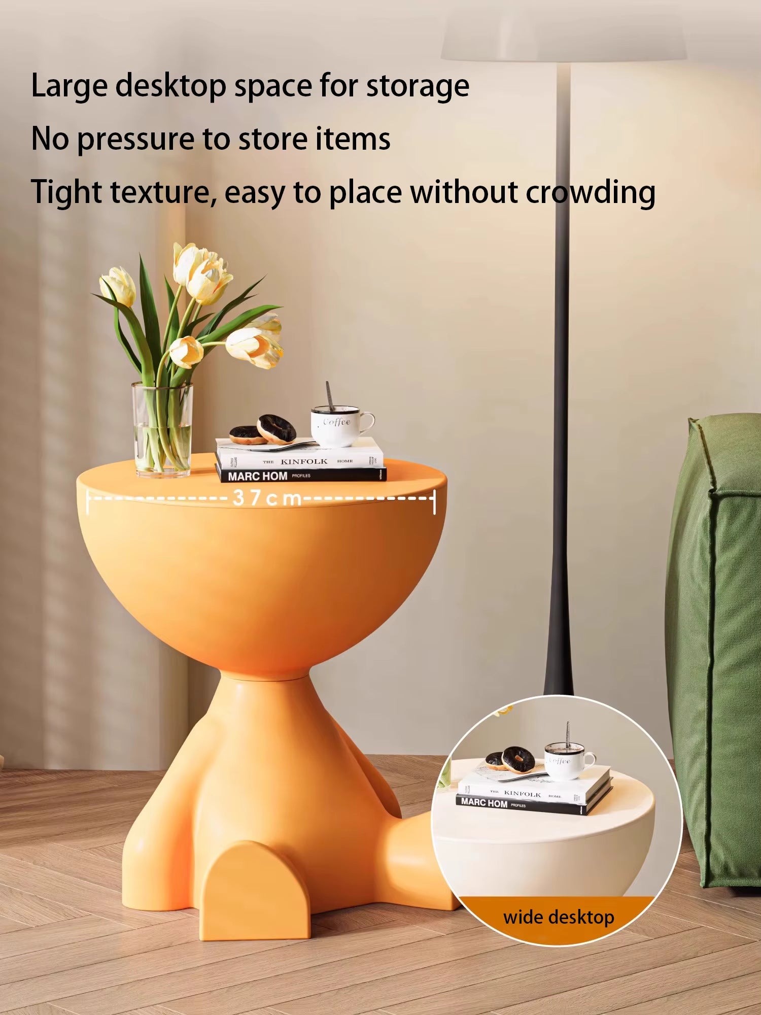 Coffee Table Buddy with Storage in head